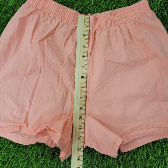 Vintage 80s Hot-Pants Gym Shorts Womens XS/S Peach USA Booty - Picture 7 of 12
